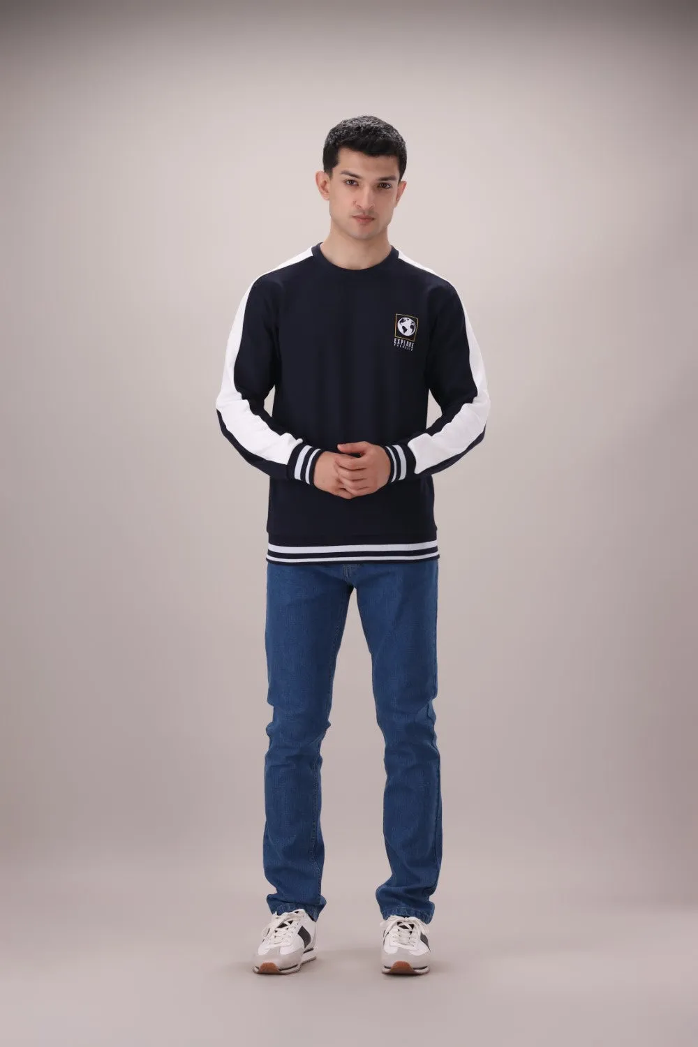 Black Interlock Sweat Shirt