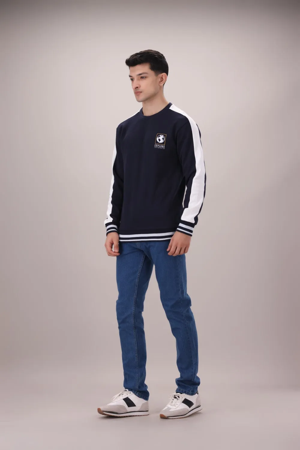 Black Interlock Sweat Shirt