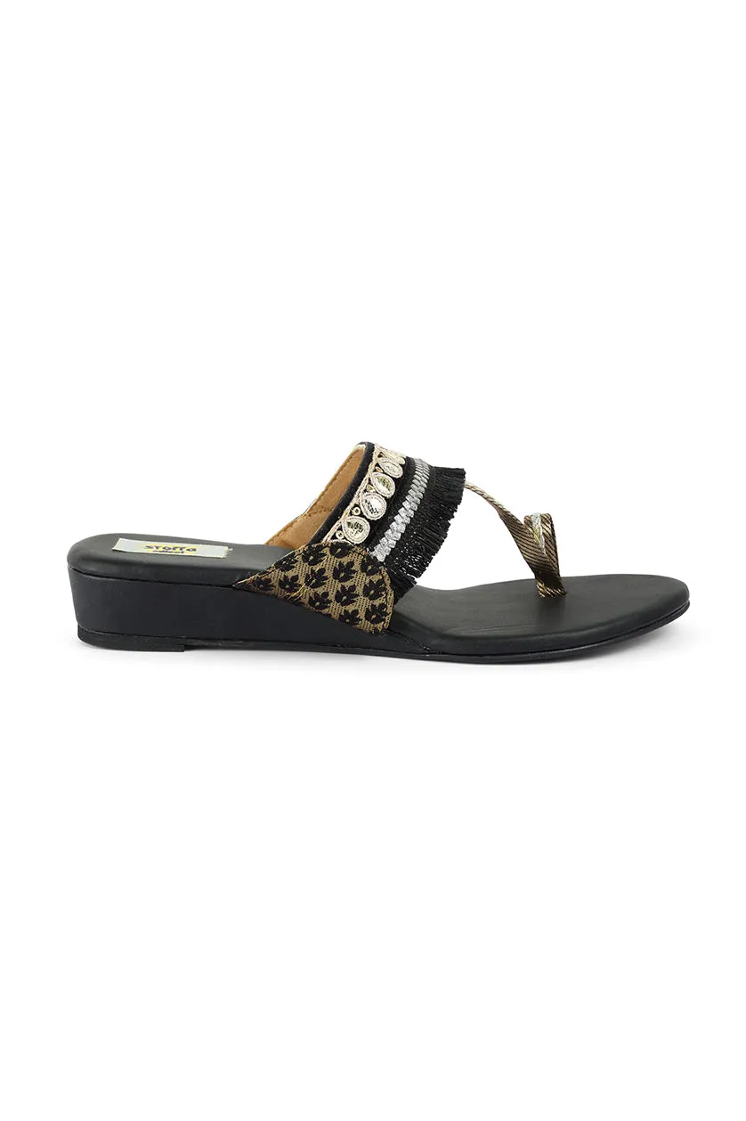 Border Tassel 1" Flats Brown