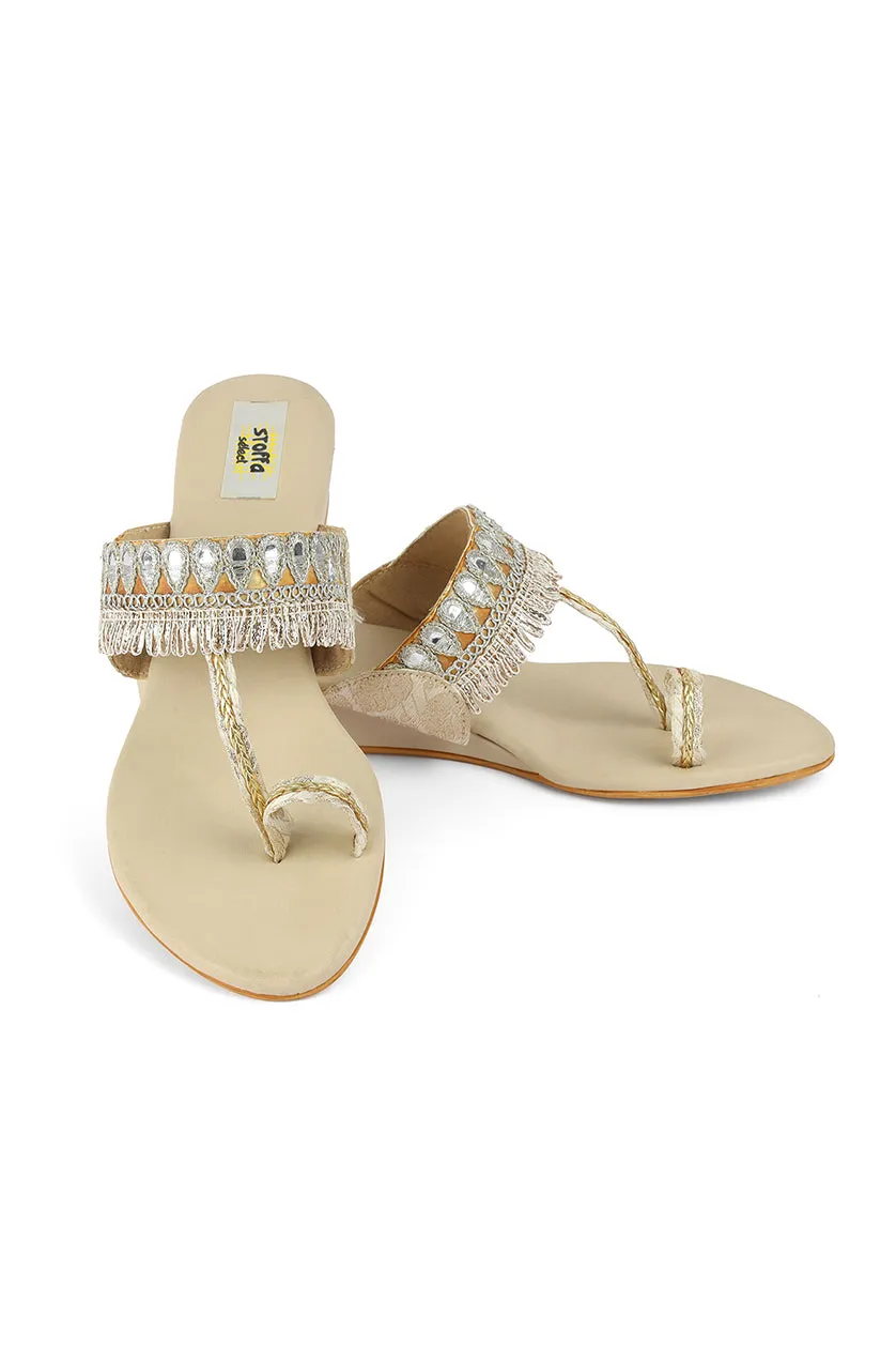 Border Tassel 1" Flats Brown