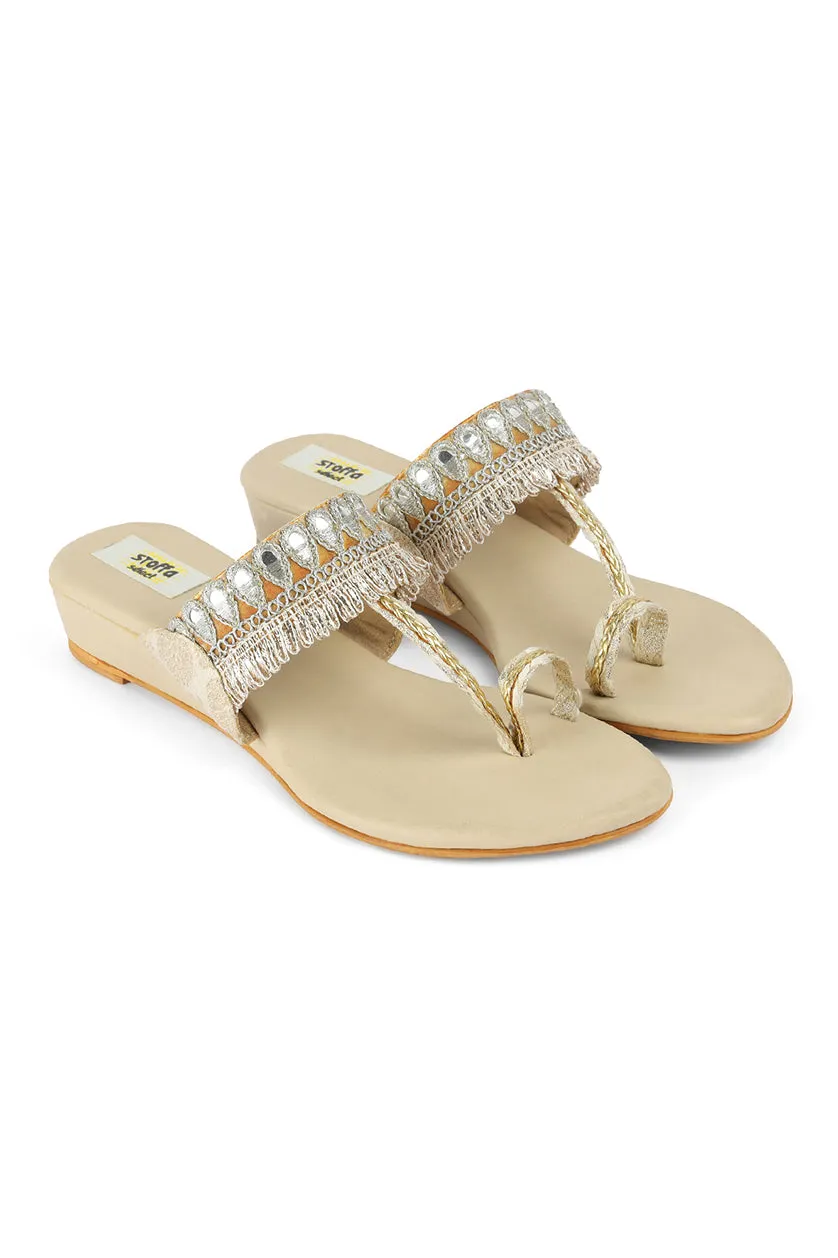 Border Tassel 1" Flats Brown