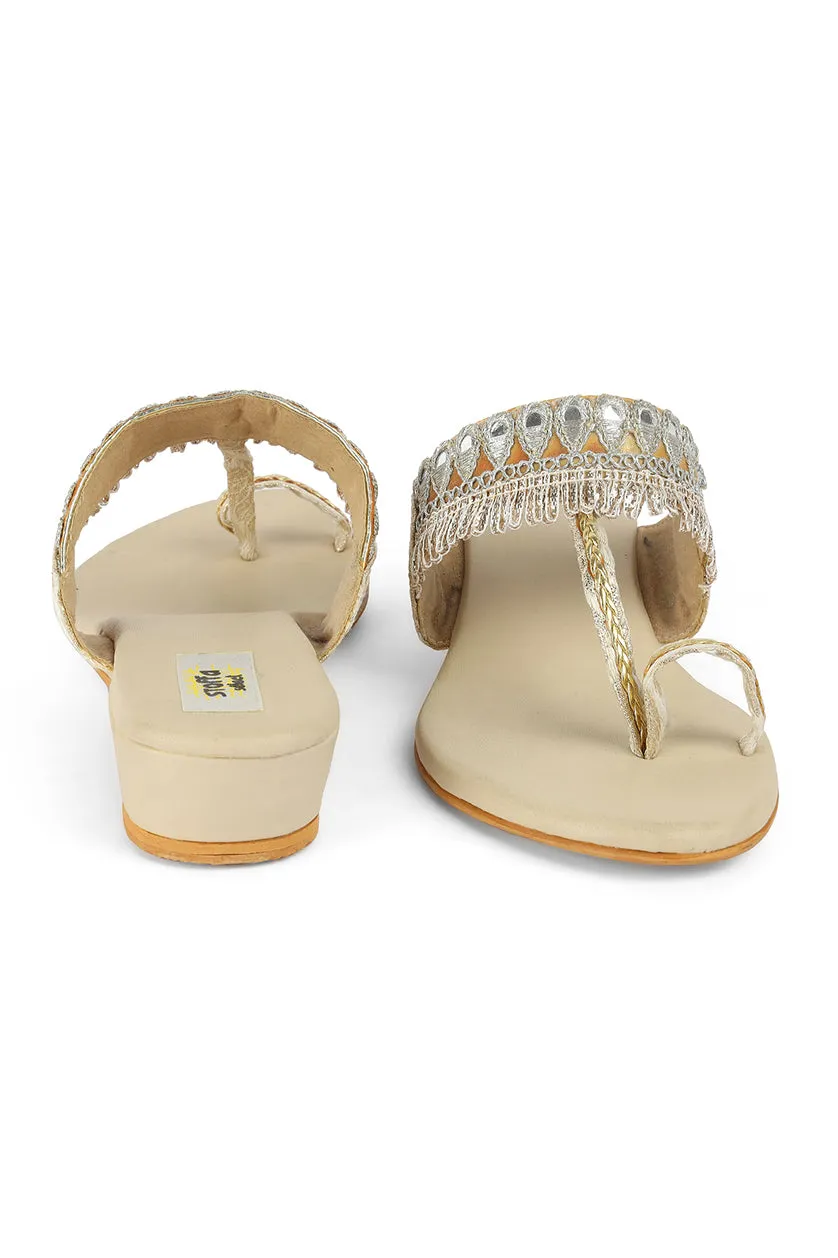 Border Tassel 1" Flats Brown