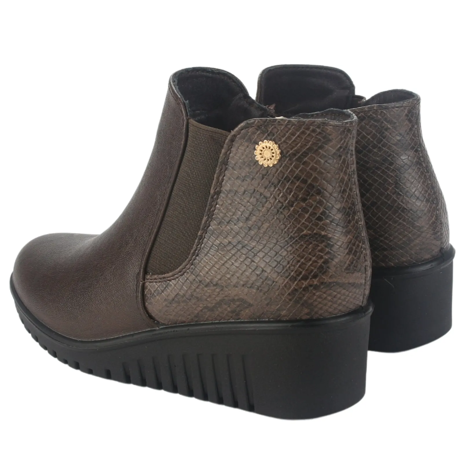 Botin Chalada Mujer Lili-1 café Casual