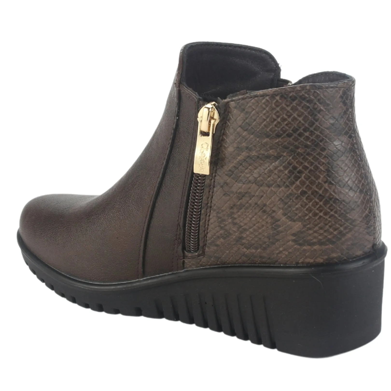 Botin Chalada Mujer Lili-1 café Casual