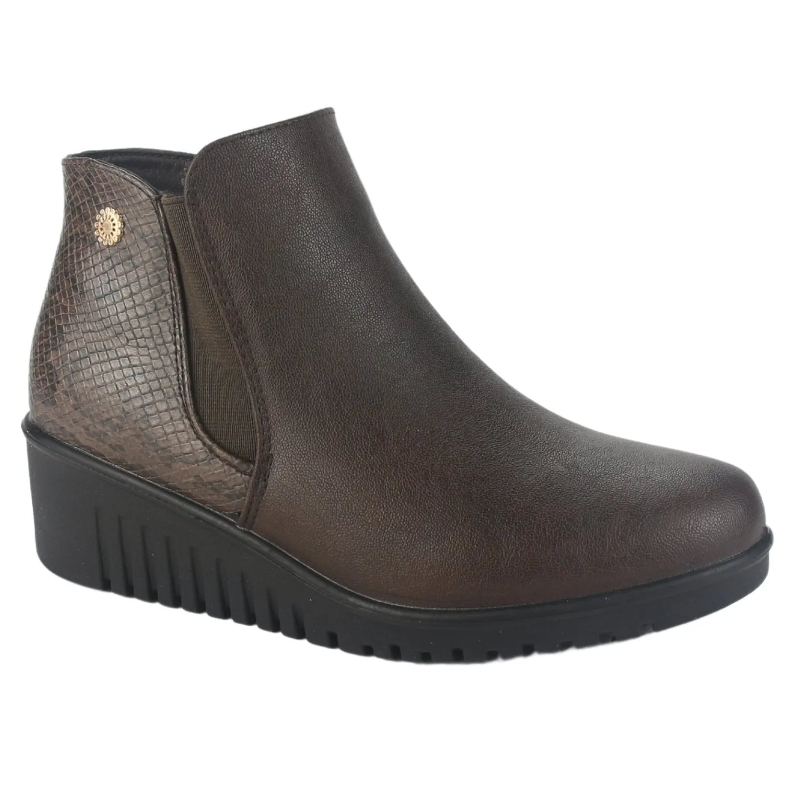 Botin Chalada Mujer Lili-1 café Casual