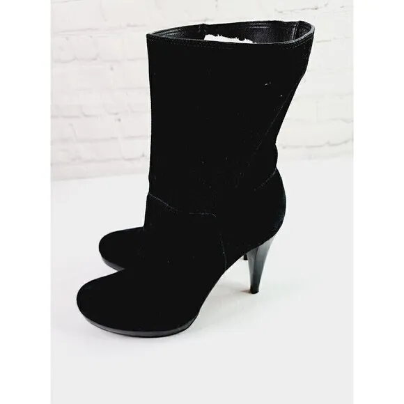 Cole Haan Air Women's Black Suede Boots Size 8 B