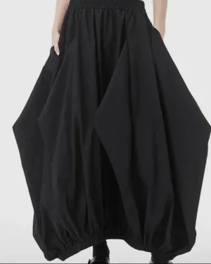 Edgy Cotton Bubble Skirt