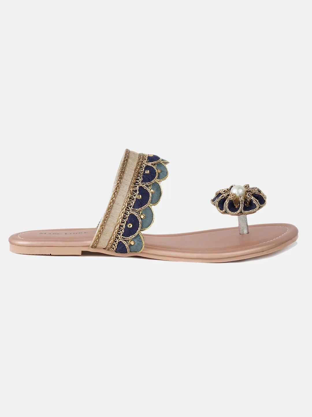 Embroidered Flats Ethnic