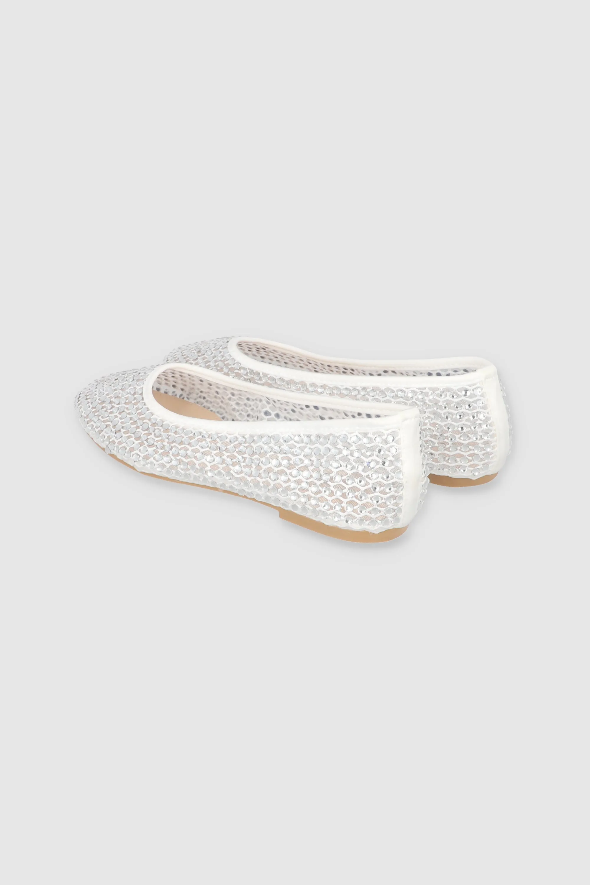 Flat punta rebanada brillos grandes