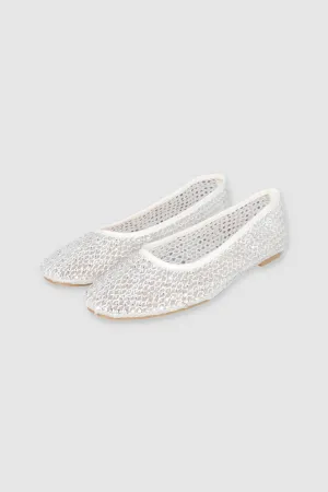 Flat punta rebanada brillos grandes