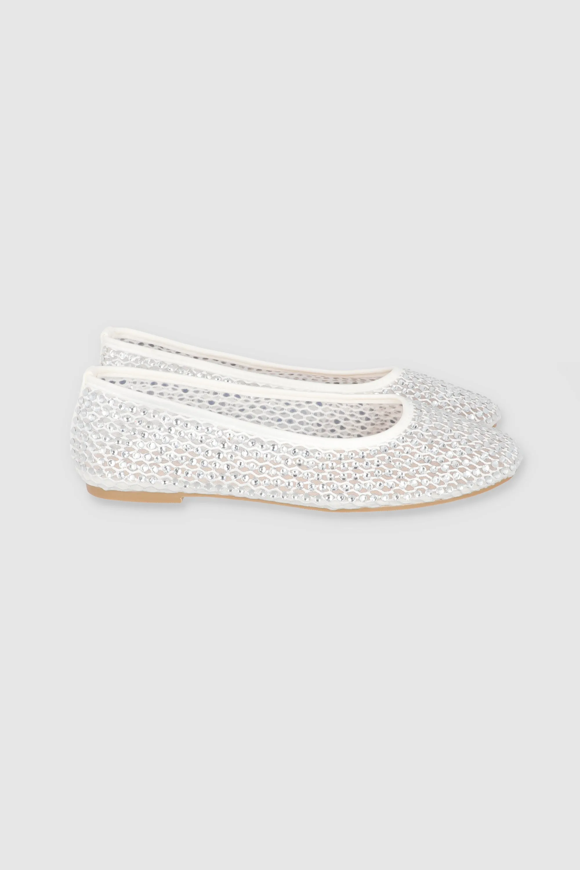 Flat punta rebanada brillos grandes