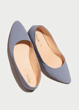 Flat suede puntal lisa