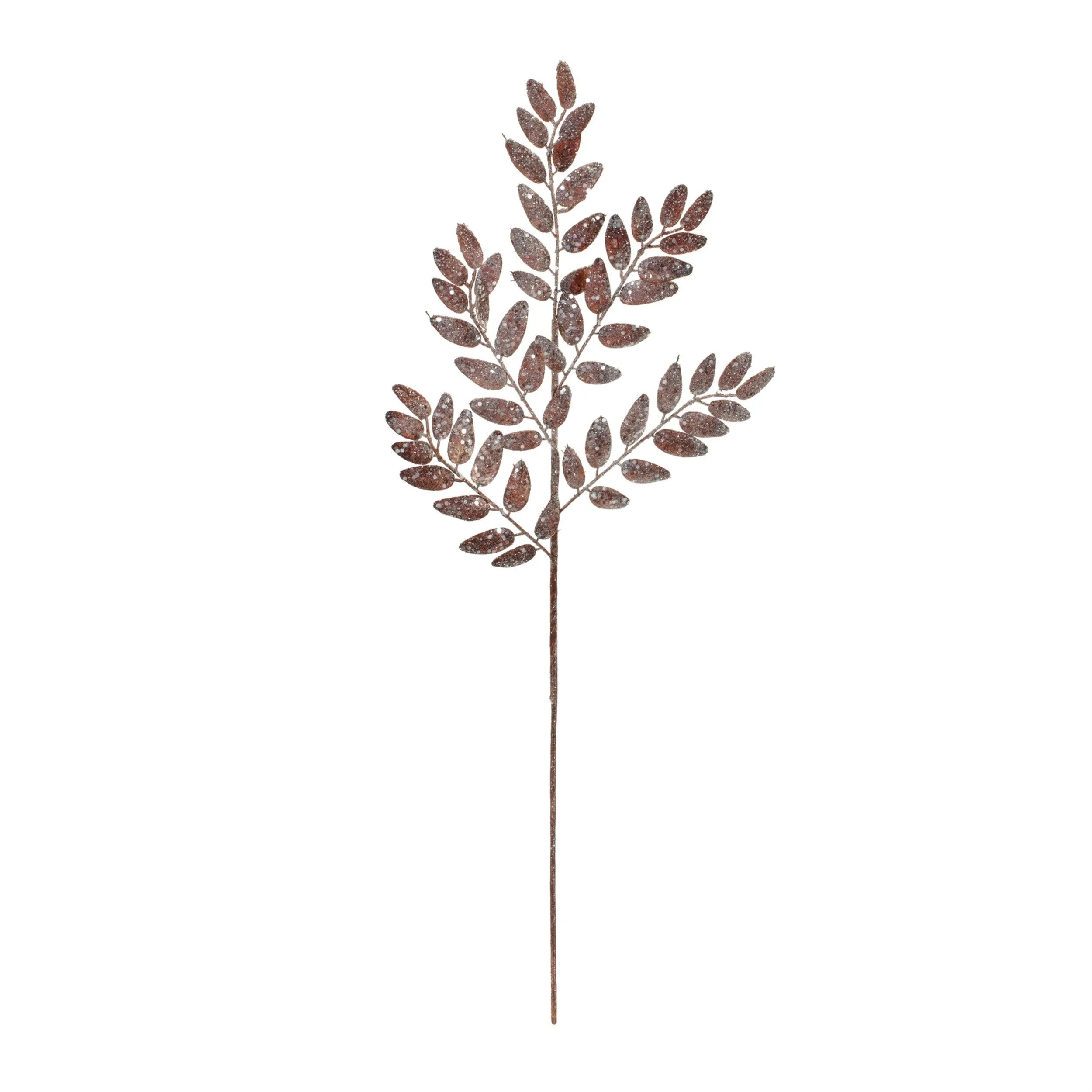Glittered Leaf Spray (Set of 6)
