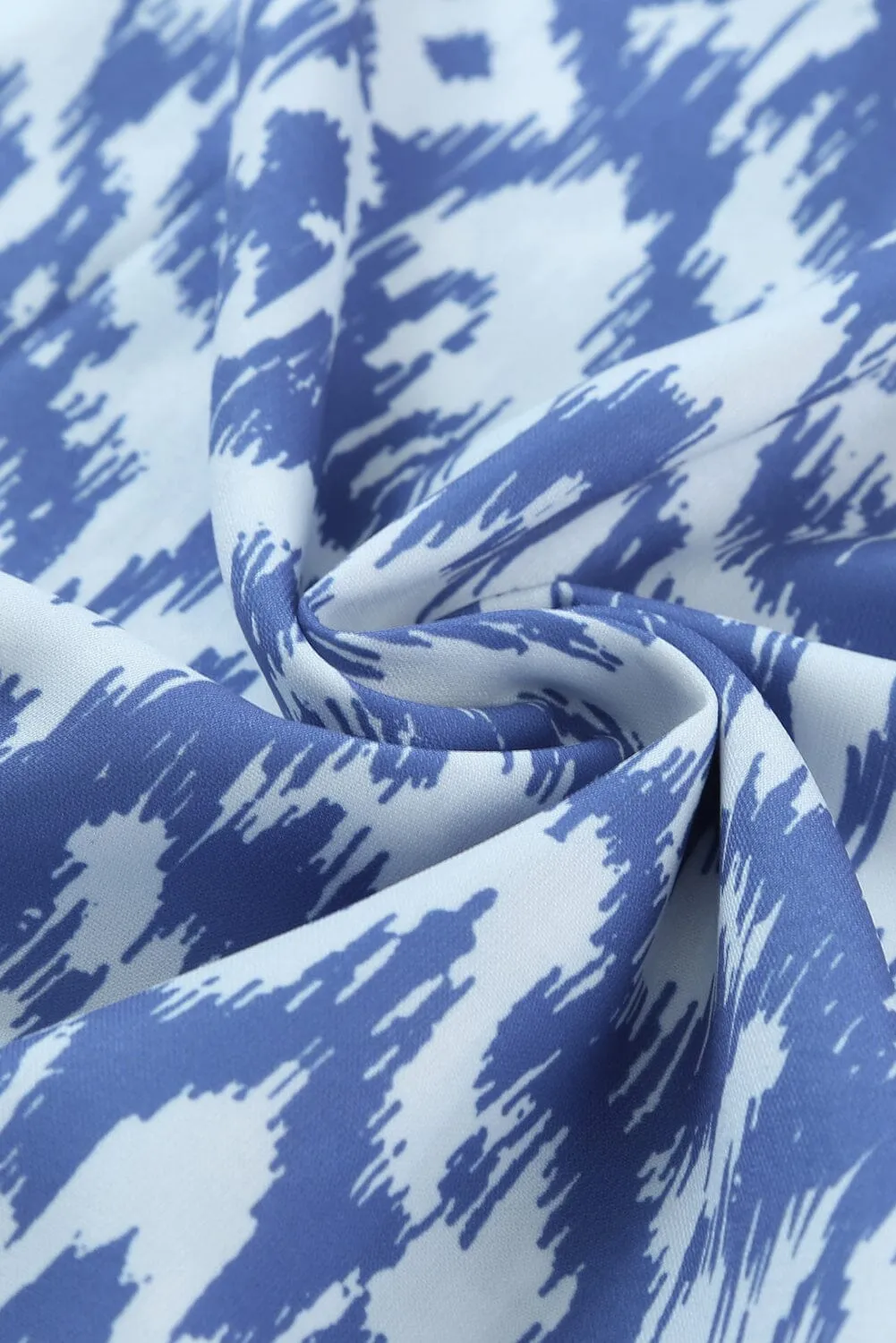 KaleaBoutique V Neck Casual Geometric Print Maxi Dress
