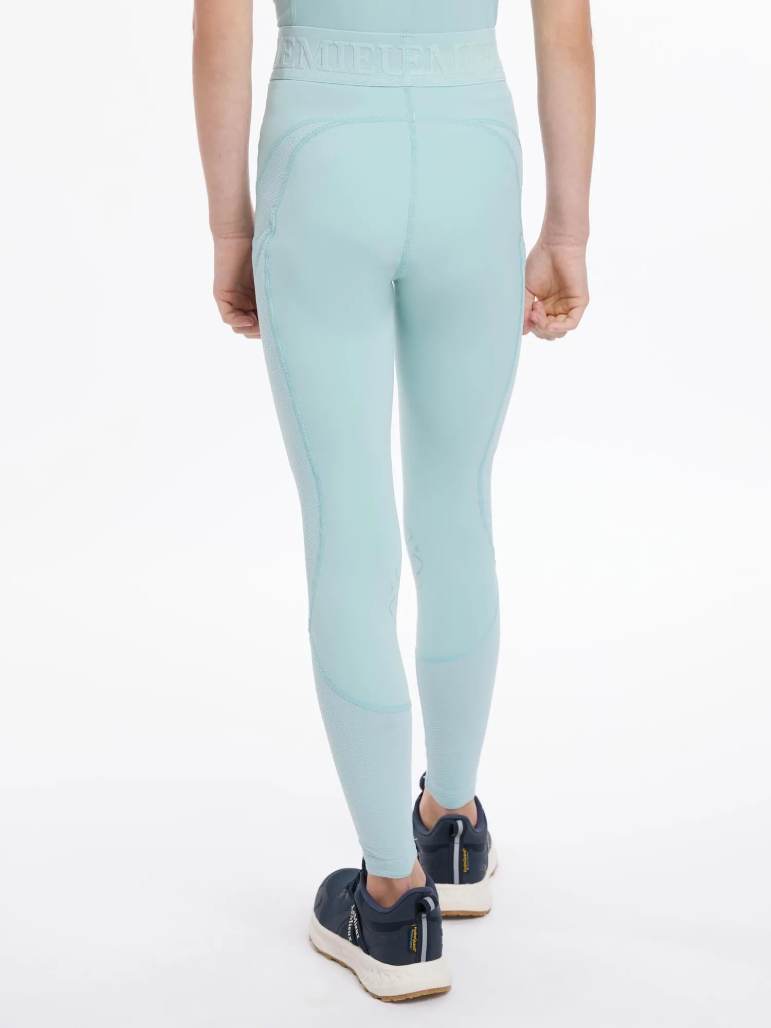 LeMieux Young Rider Lizzie Mesh Legging Aqua