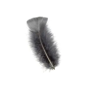 Loose Turkey Flats Dyed Feathers-Blue Dunn