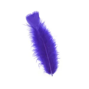 Loose Turkey Flats Dyed Feathers-Dark Lilac