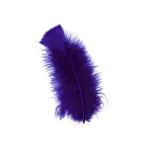 Loose Turkey Flats Dyed Feathers-Regal