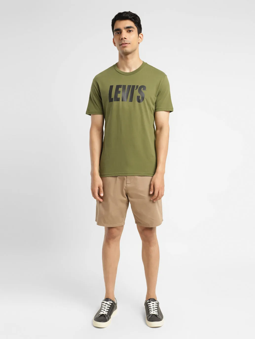 Men's Brand Logo Crew Neck T-shirt