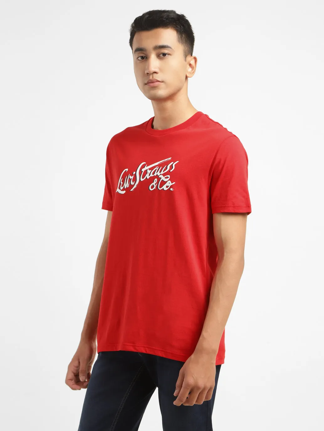 Men's Brand Logo Crew Neck T-shirt