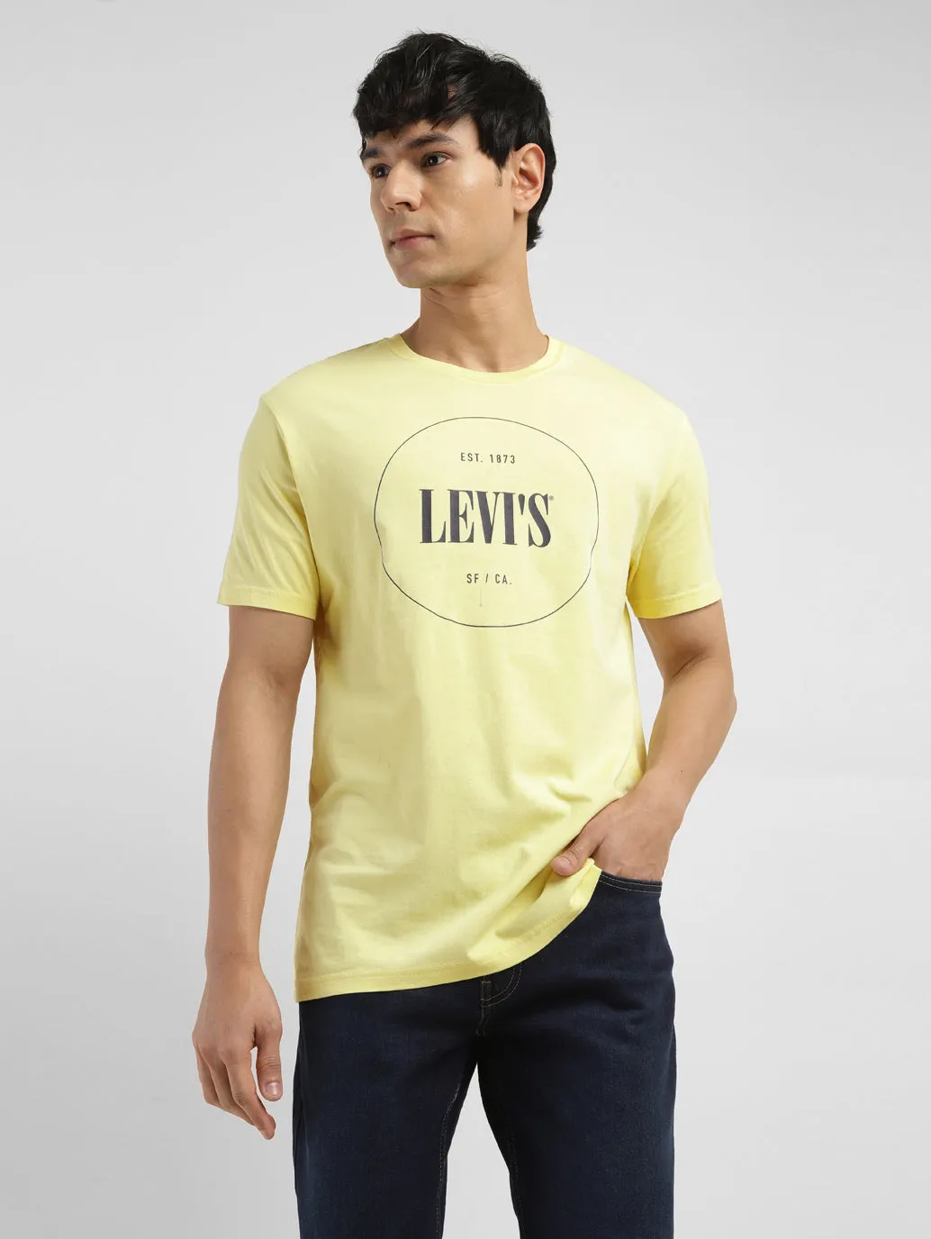 Men's Brand Logo Crew Neck T-shirt