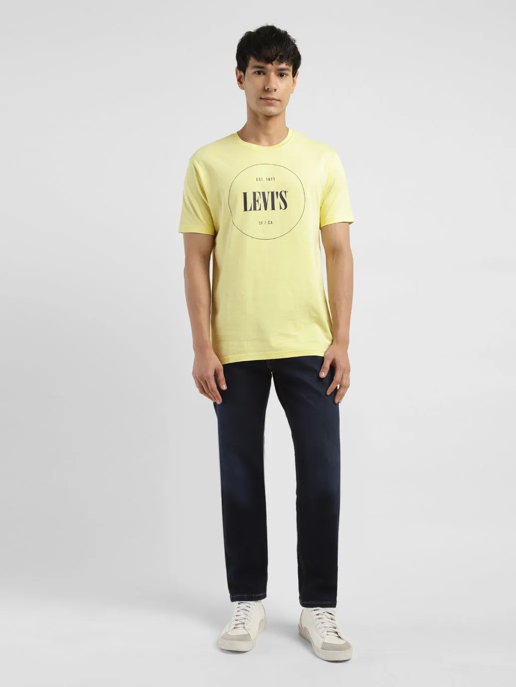 Men's Brand Logo Crew Neck T-shirt