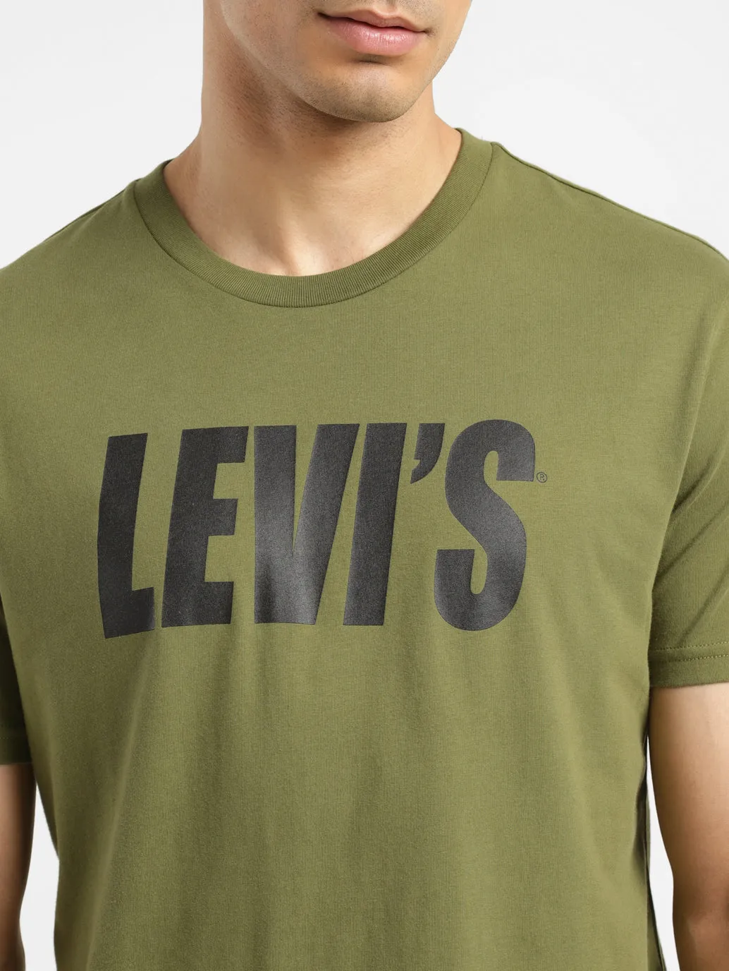 Men's Brand Logo Crew Neck T-shirt