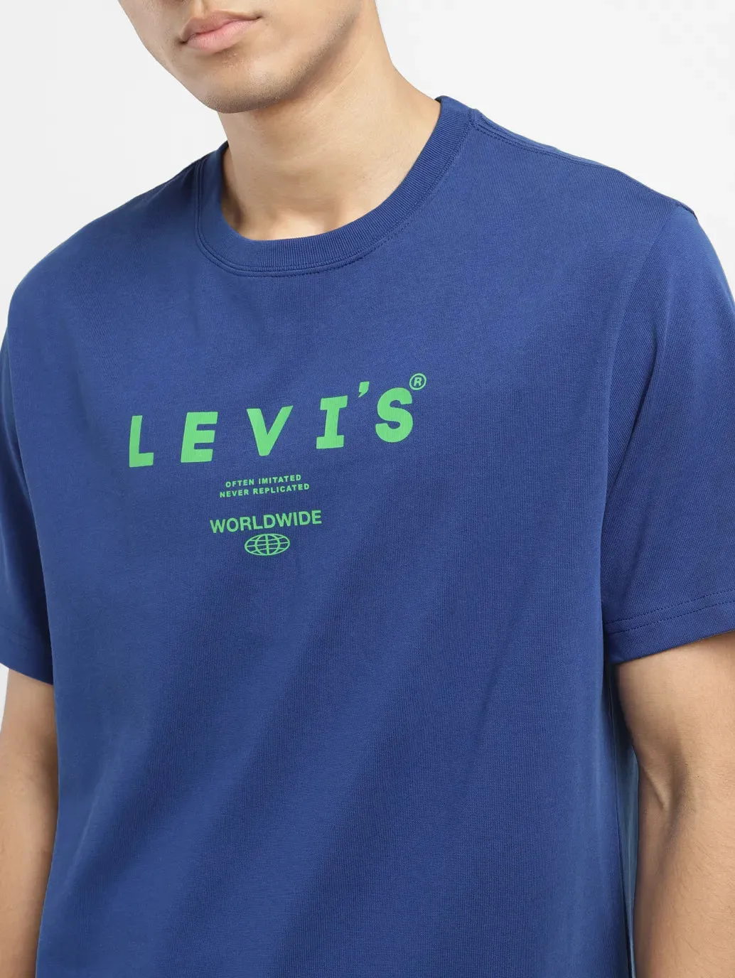 Men's Brand Logo Crew Neck T-shirt