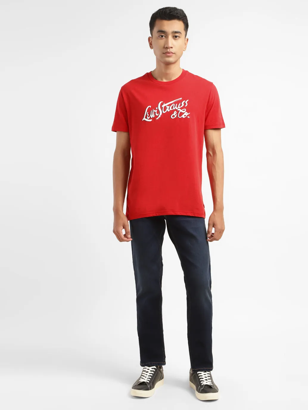 Men's Brand Logo Crew Neck T-shirt