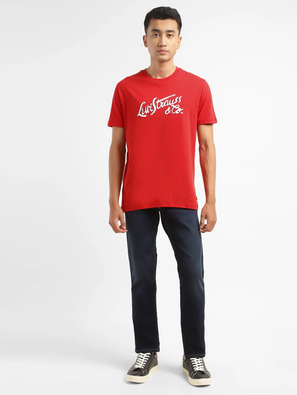 Men's Brand Logo Crew Neck T-shirt