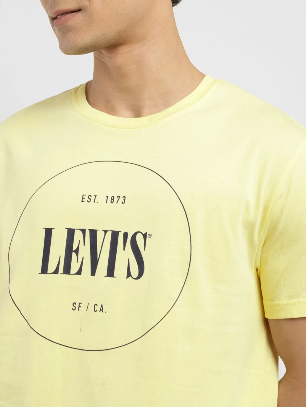 Men's Brand Logo Crew Neck T-shirt