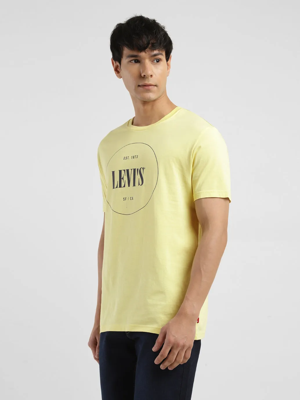 Men's Brand Logo Crew Neck T-shirt