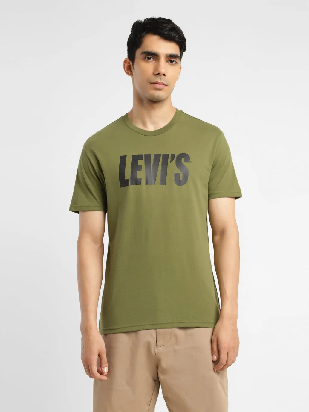 Men's Brand Logo Crew Neck T-shirt