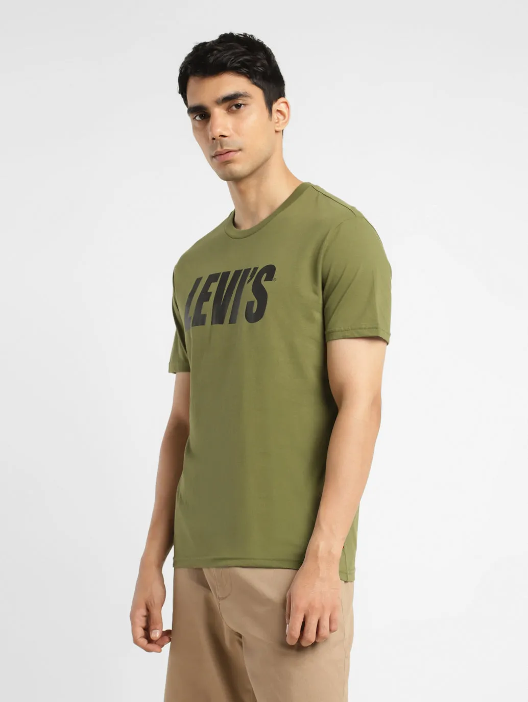 Men's Brand Logo Crew Neck T-shirt