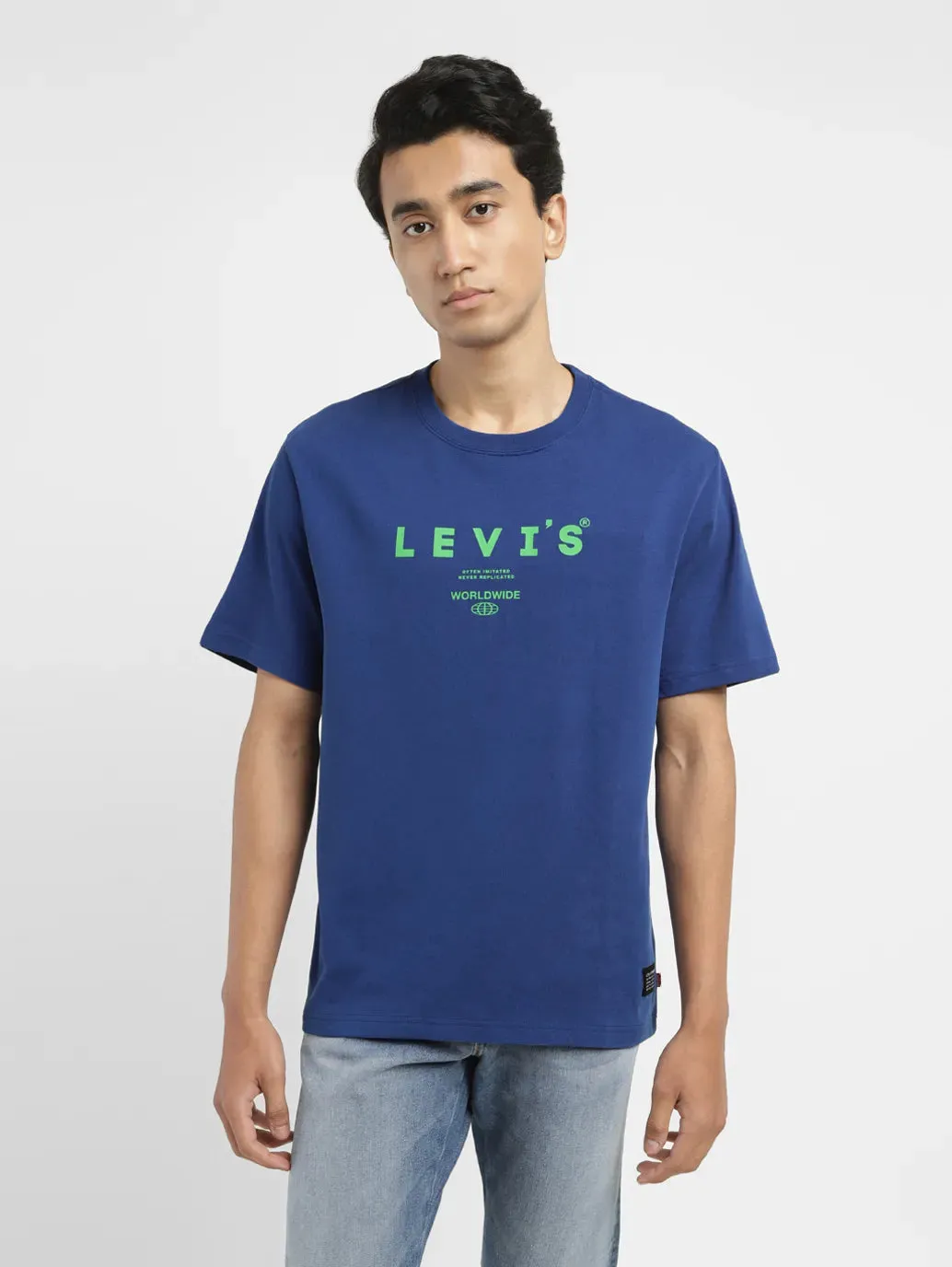 Men's Brand Logo Crew Neck T-shirt