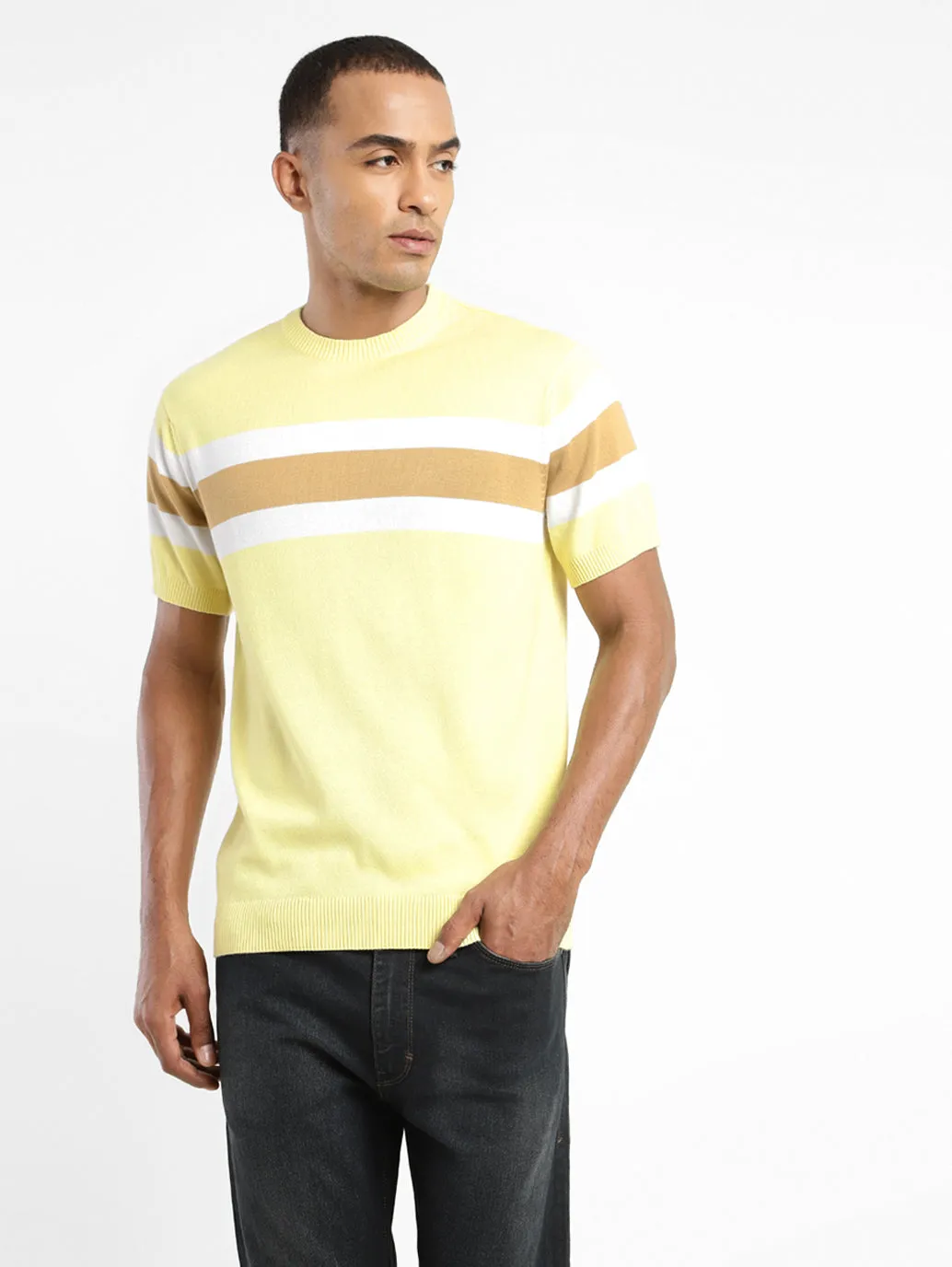 Men's Colorblock Crew Neck T-shirt