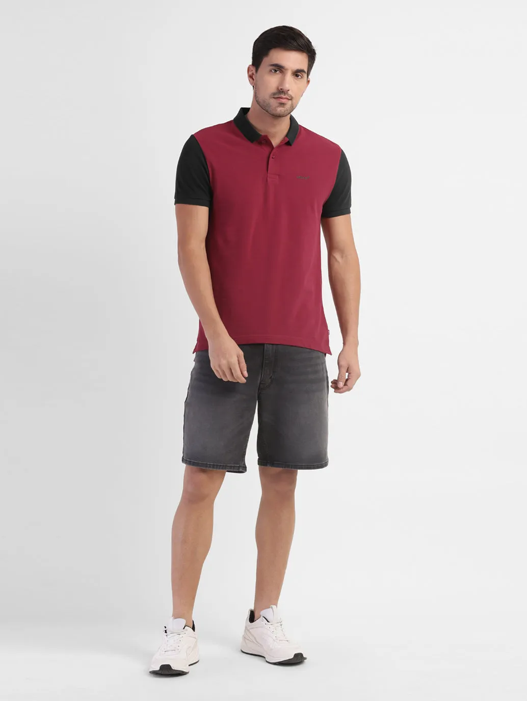 Men's Colorblock Polo T-shirt