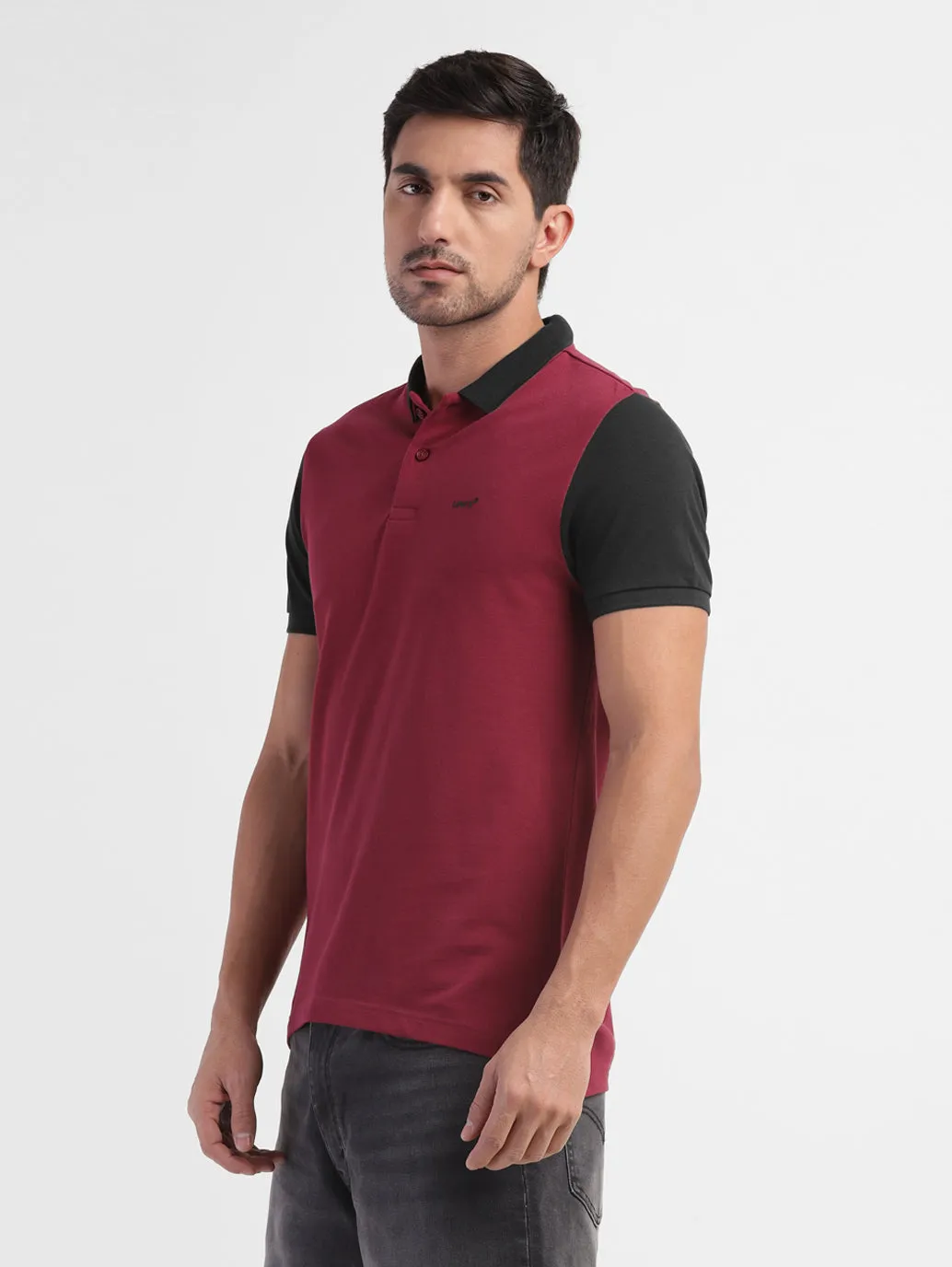 Men's Colorblock Polo T-shirt