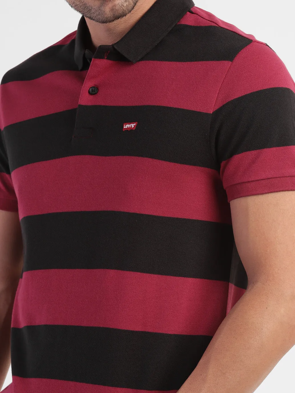 Men's Colorblock Polo T-shirt
