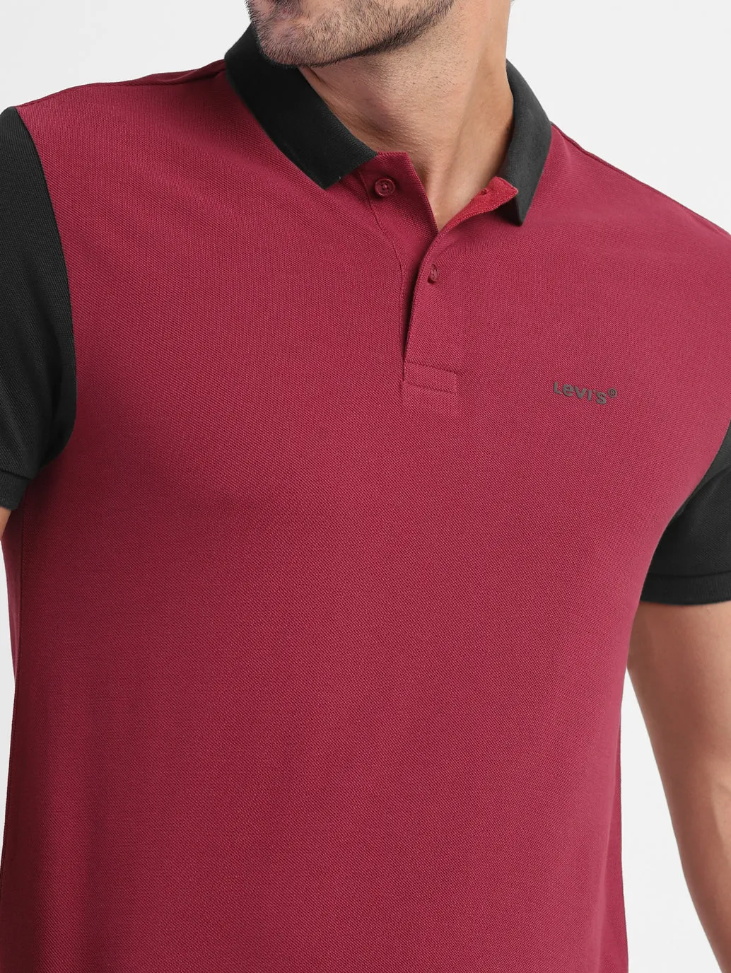 Men's Colorblock Polo T-shirt