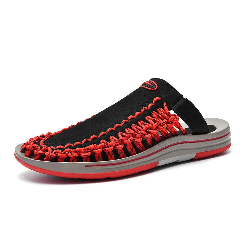 Men's Large Size Slippers Hole Beach Shoes