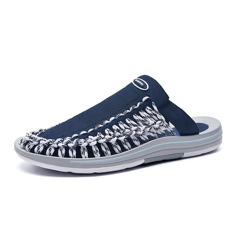 Men's Large Size Slippers Hole Beach Shoes
