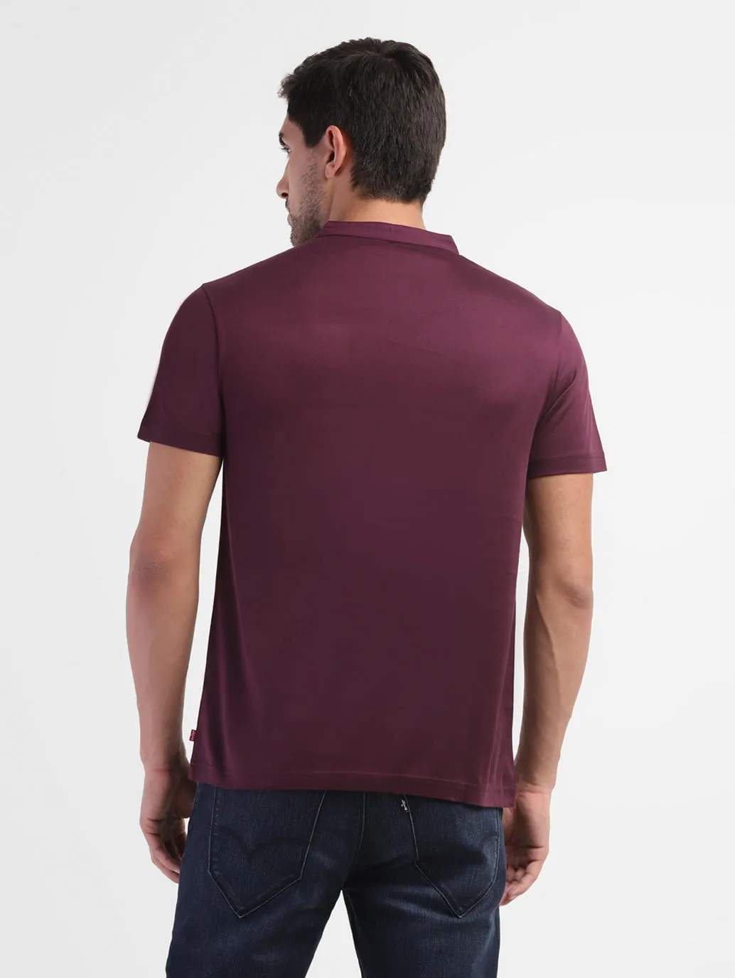 Men's Solid Henley T-Shirt