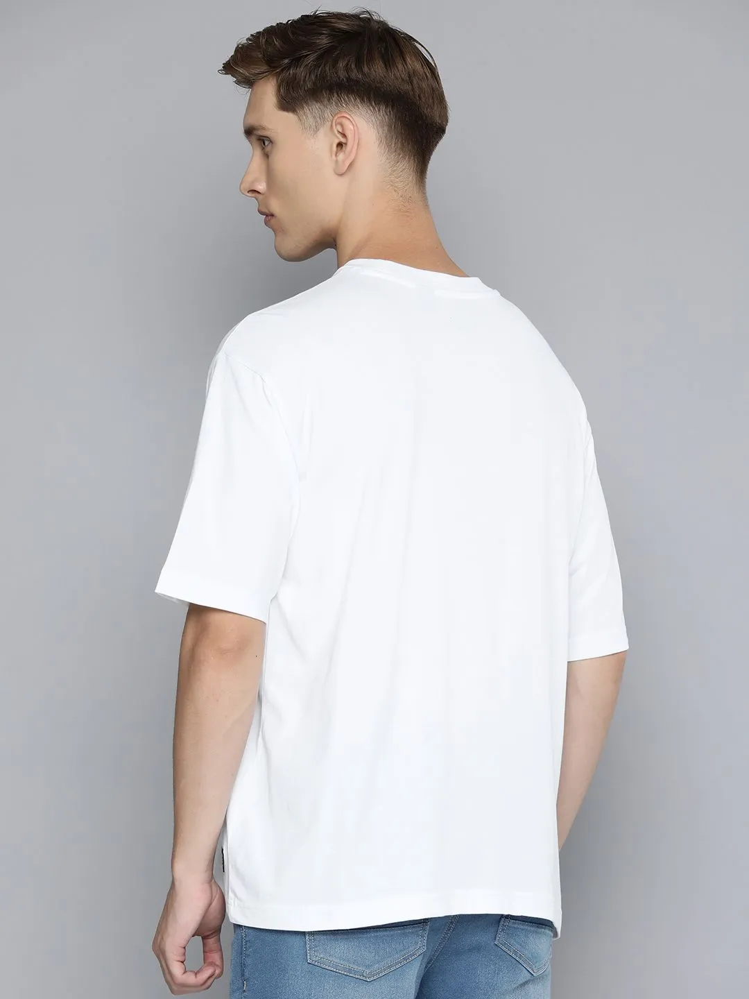 Men's Solid Loose Fit T-shirt