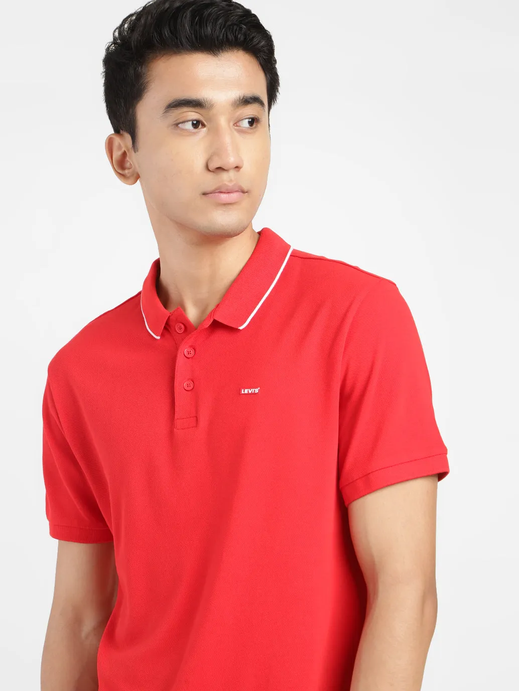 Men's Solid Polo T-shirt