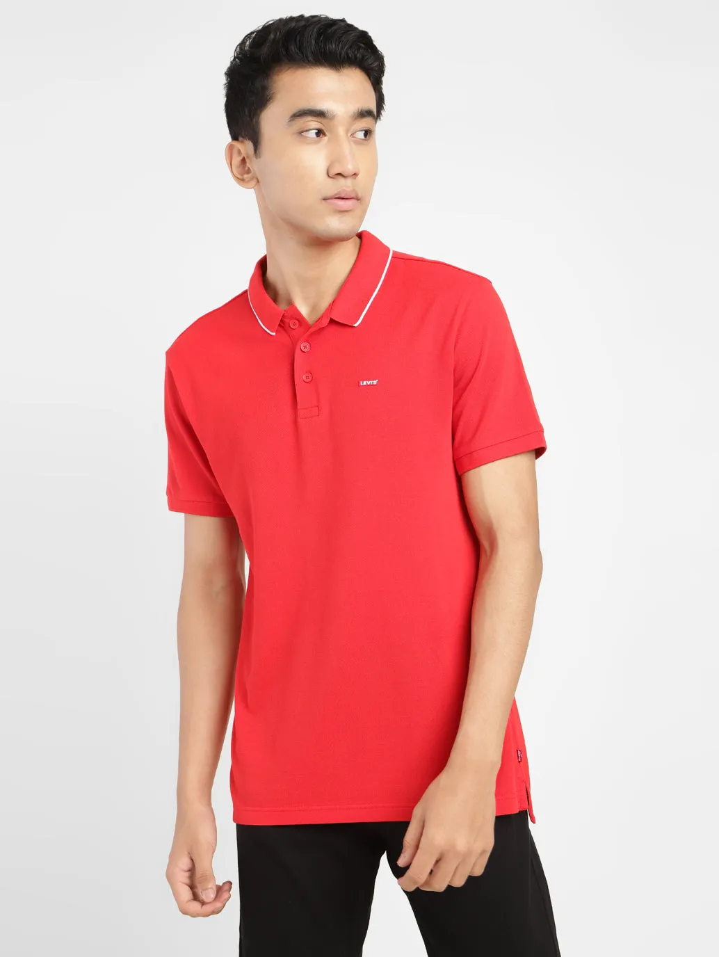 Men's Solid Polo T-shirt