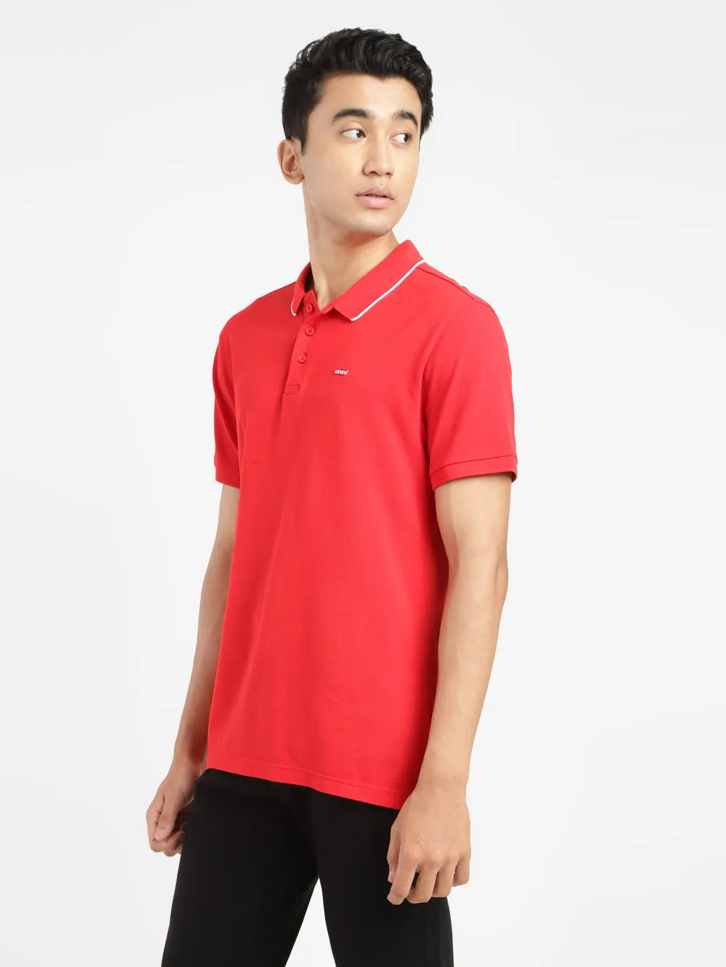 Men's Solid Polo T-shirt
