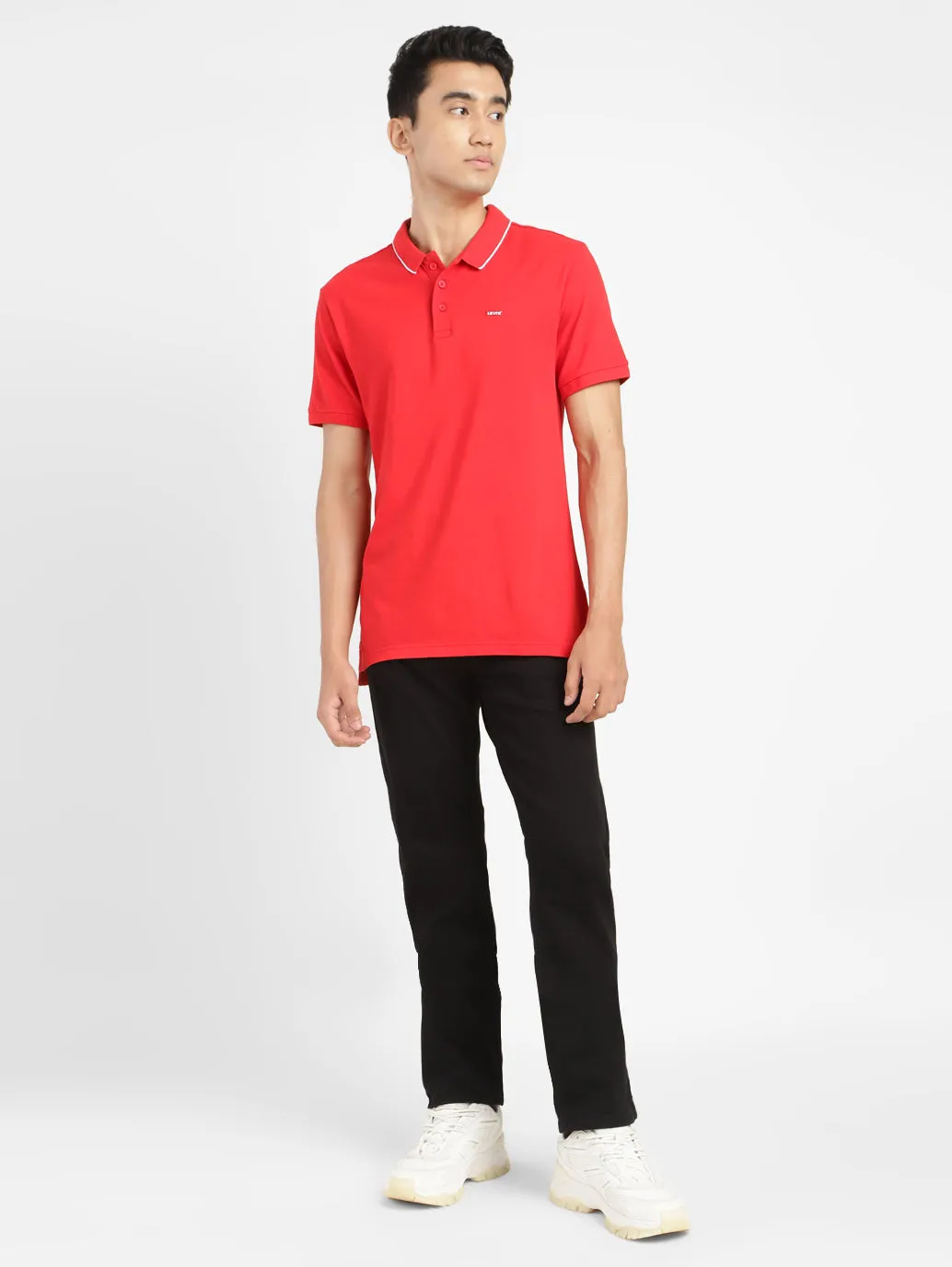 Men's Solid Polo T-shirt
