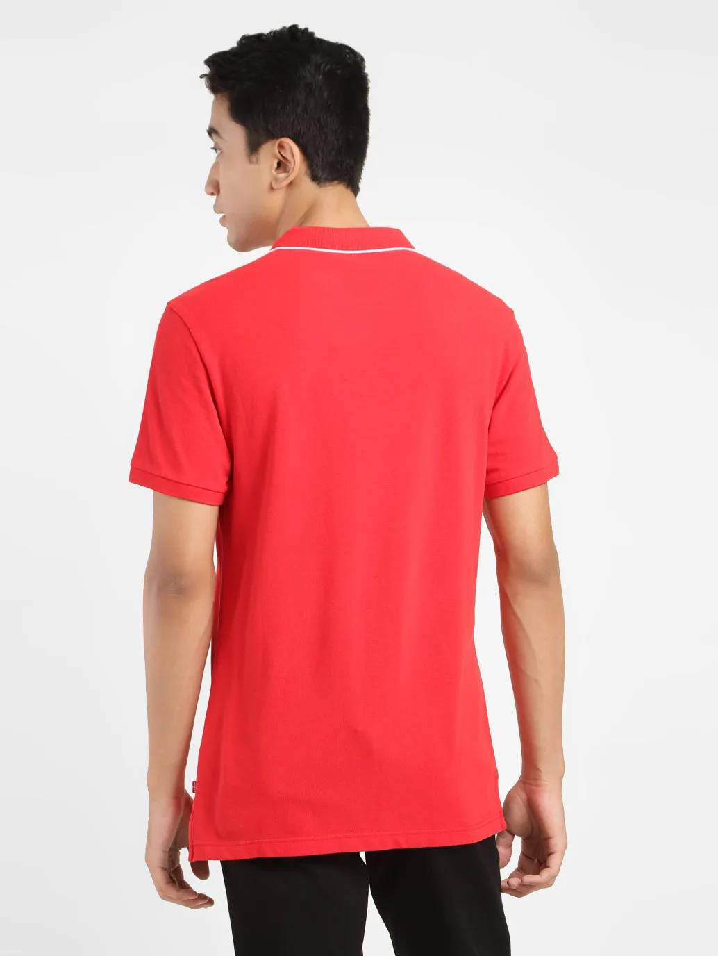 Men's Solid Polo T-shirt