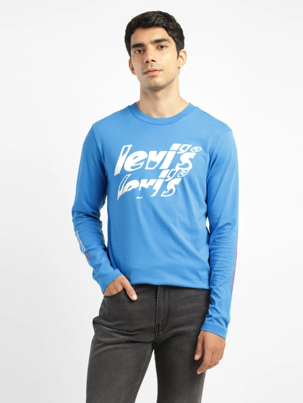 Men's Solid Round Neck T-shirt